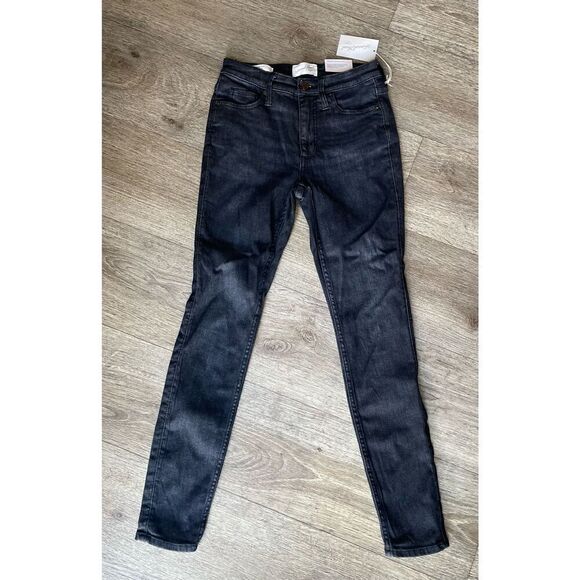Universal Thread Sulphur Black Jeans High Rise Skinny 2/ 26 R New - Picture 1 of 10